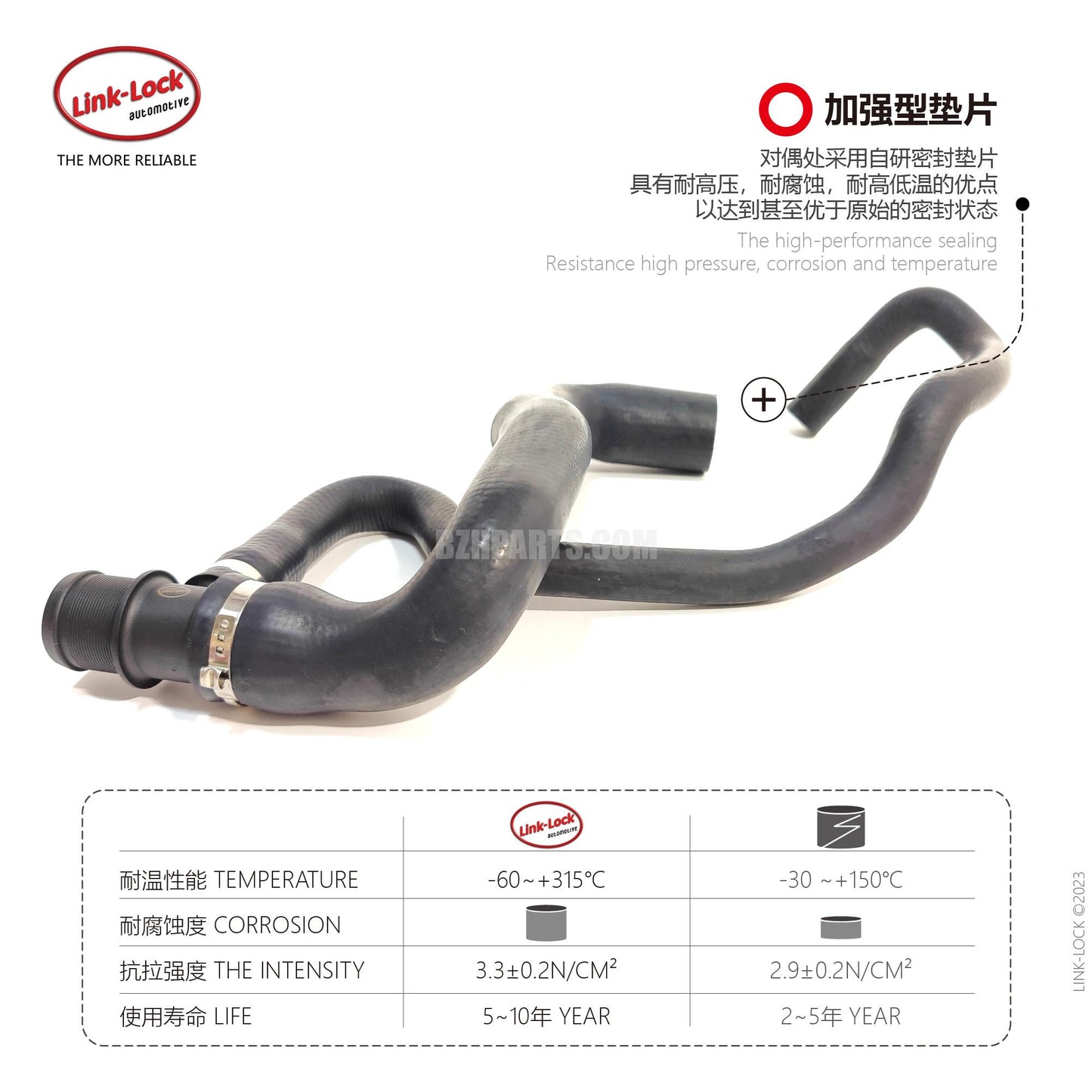 LINK-LOCK Coolant Pipe Water Tank Water Supply Pipe 17129802110 for Mini R60 r61 N16 n18