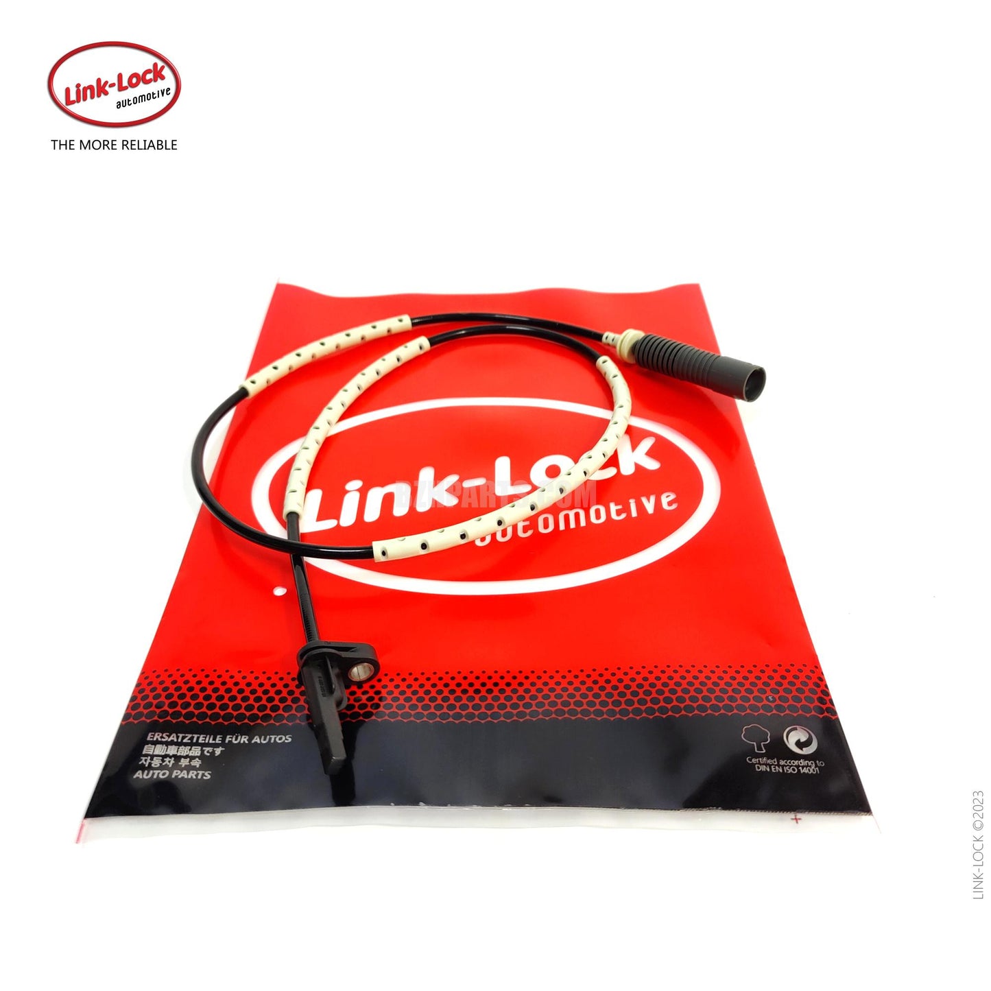 LINK-LOCK 车轮转速传感器 ABS 线后 L/R 34526762476 适用于 E81/E87/E88/E82/E90E91/E92/E93LCI