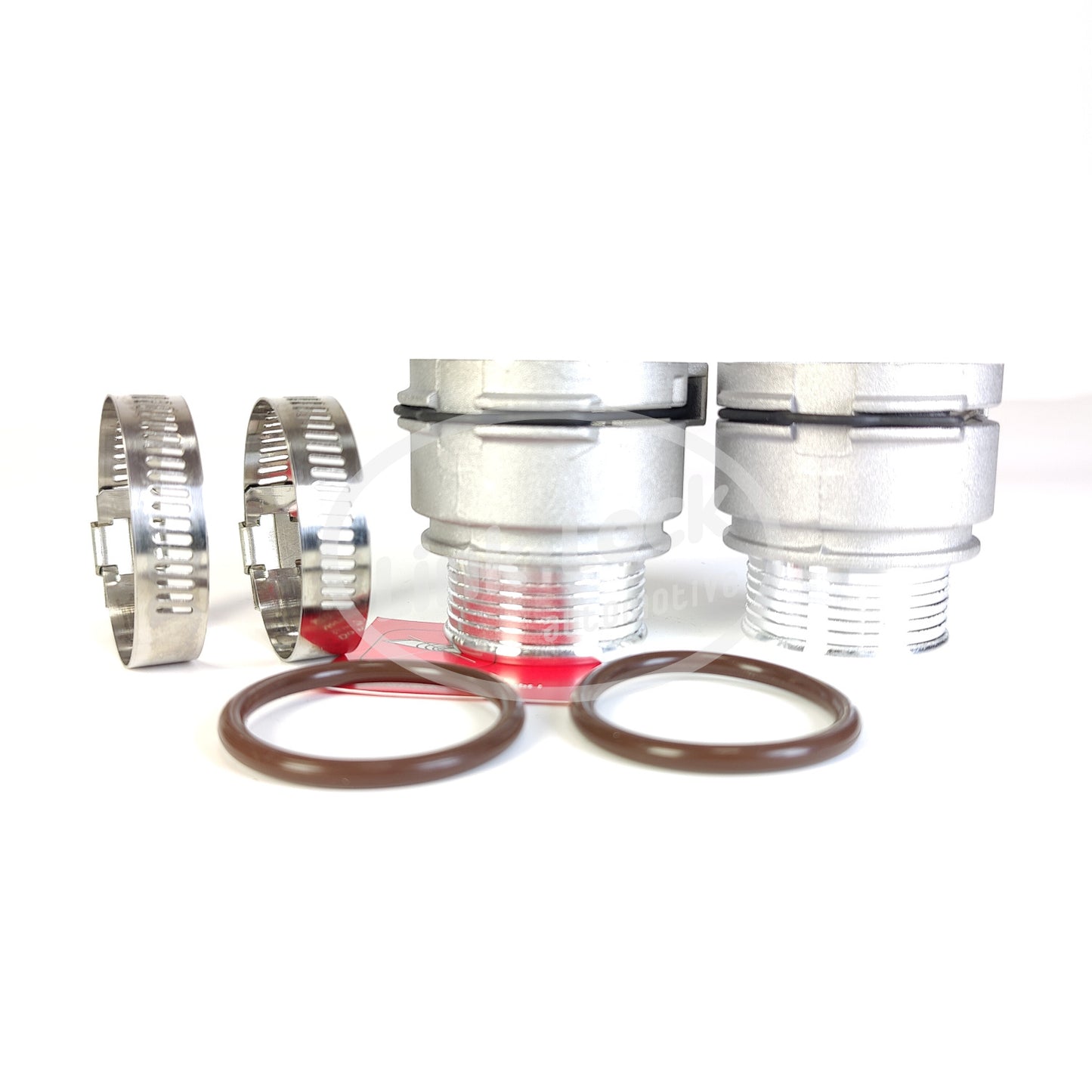 2PCS Coolant Hose Connector Upgrade Aluminum With FKM O-ring 17127531768 17127619684 17127580955 17127520668 17127565780 17127596838 17127531769 17127537745 11537500733 For BMW N20N46N54N42