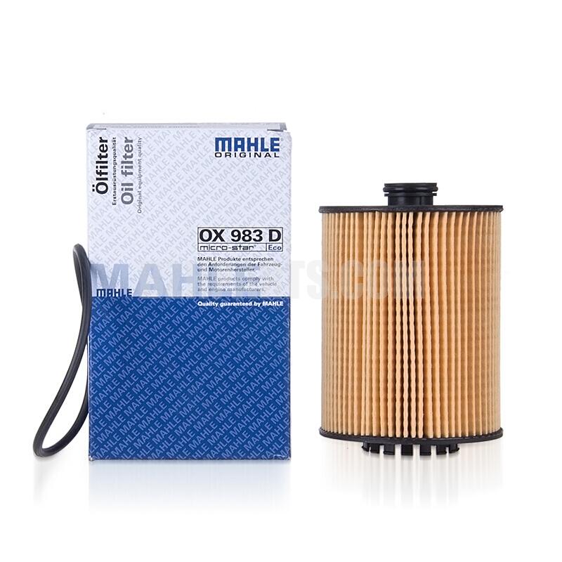 MAHLE Oil Filter OX983ECO New Passat 3.0/New Magotan B7L 3.0/FAW CC 3.0/imported CC 3.6L/new Touareg 3.6L11-fit 03H115561=95810722210