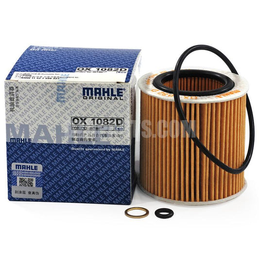 MAHLE Oil Filter OX1082D BMW N52 For 11427566327