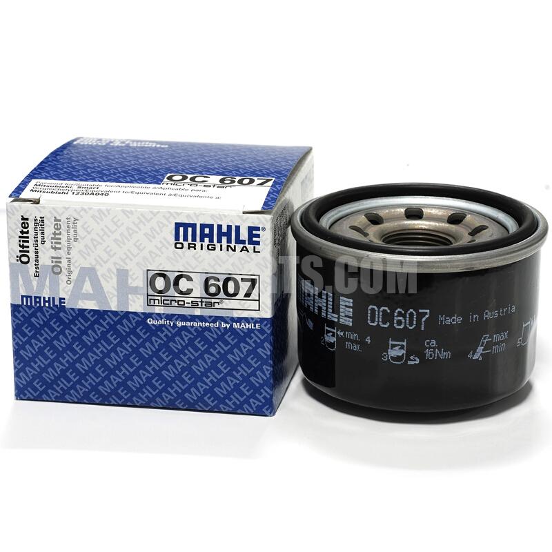 MAHLE Oil Filter OC607 Mercedes Benz smart adapted For A1321800110