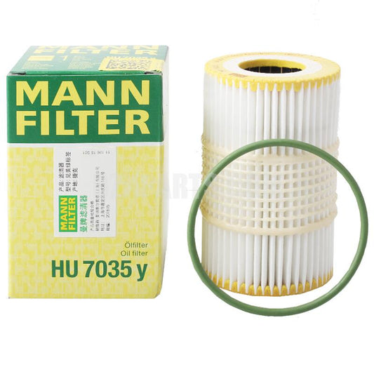 MANNFILTER Oil filter HU7035YA5/A6L/A7 3.0 fits to 06E115466B=06E115562B=06E115562E