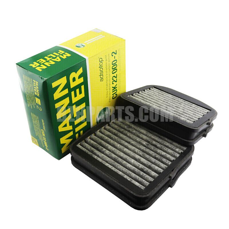 MANNFILTER空调滤清器CUK20000-2C180K 200 230 280 320 55AMG W/S/C20300-07适配A2038300318=A2038302118