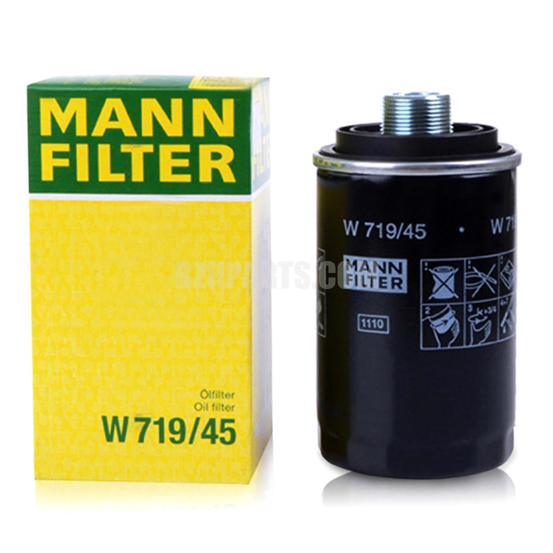 MANNFILTER Oil filter filter W719/45 For Odisco Magotan/06J115403C/06H115561/06J115403A/06J115403S/1017100 AEC 01/L06J115403Q/06J115403Q./0