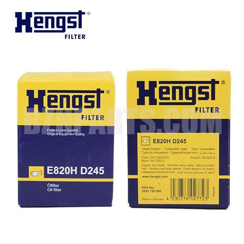 HENGST オイルフィルター E820HD245F20 F30 F35 は 11427635557