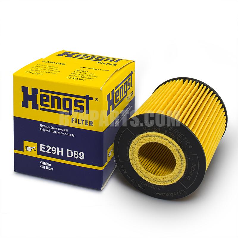 HENGST E29HD89 Oil Filter [11427508969=11427501676] BMW N46