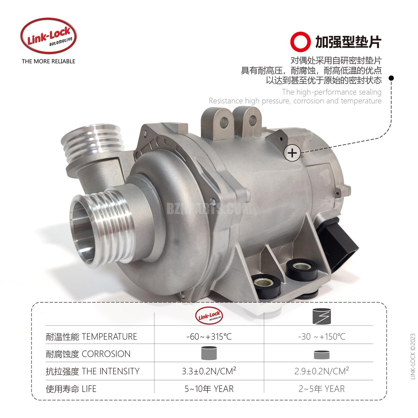 LINK-LOCK Electronic water pump 11517586925 For E81 E87 E88 E82 E90E91 E92 E93 E60 E61 E63 E64 E65 E66 E84E83 E70 E85 E86 E89