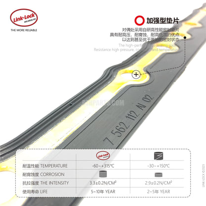 LINK-LOCK Engine Oil Base pad ACM11137600482 For N52/N52N/N53/N55E88/E82/F20/F21/F22F23/E90/E91/E92/E93F30/F80/F31/F34/F35F32/F82/F33/F83 /