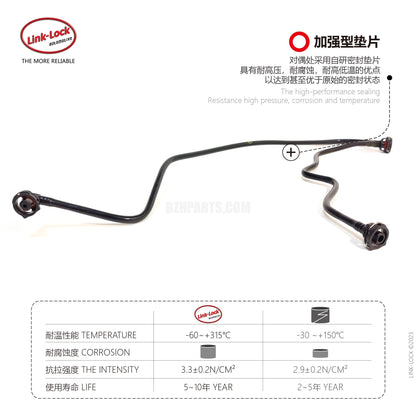 LINK-LOCK Coolant Pipe Secondary Kettle Exhaust Pipe A1765010125 For Mercedes Benz W176 X156