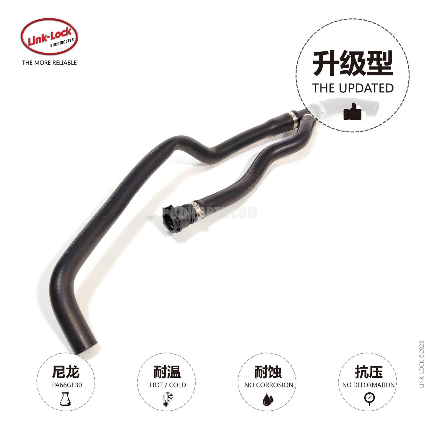 LINK-LOCK Coolant Pipe Water Pump to Cylinder Head Water Pipe 11537556924 For BMW X3 E83