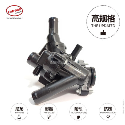 LINK-LOCK Engine Coolant Thermostat Housing A2702000615 2702000615 For Mercedes-Benz M270 A180 A200 B200 CLA200 GLA260 CLA260 W246 X156 W176
