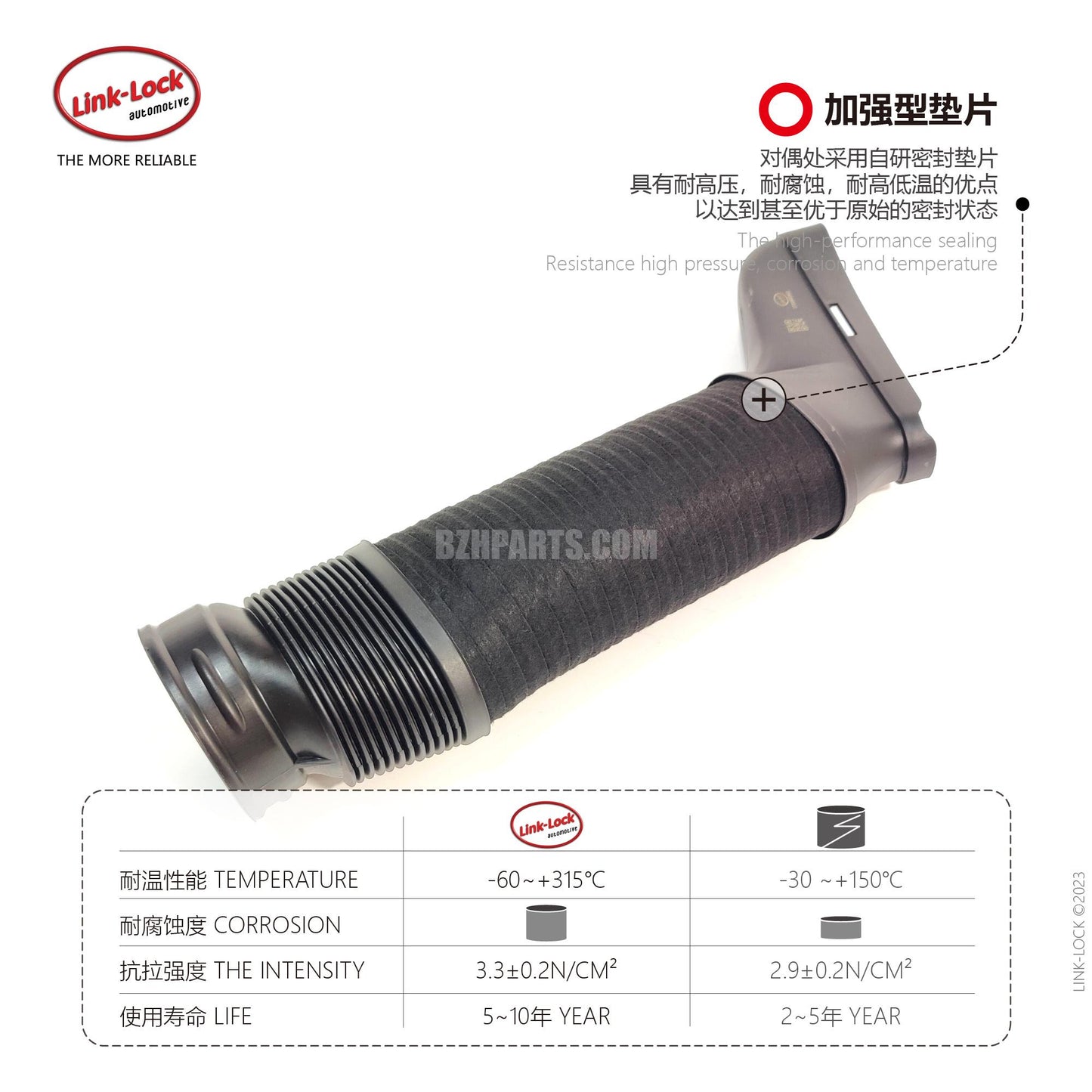 LINK-LOCK intake tracheal R2720903682 is indicated For W204 W212