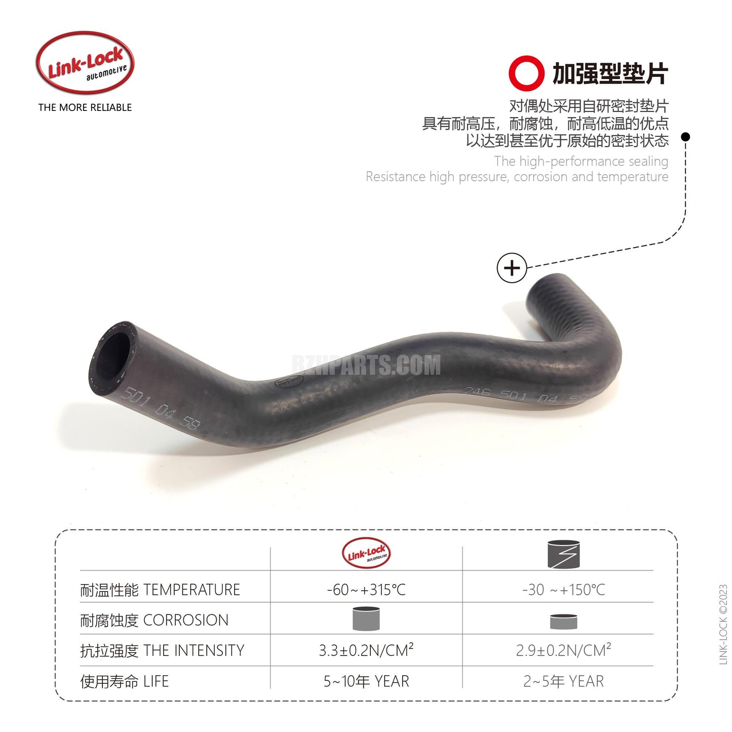 LINK-LOCK Coolant line 2465010458 For 246/156/176/242