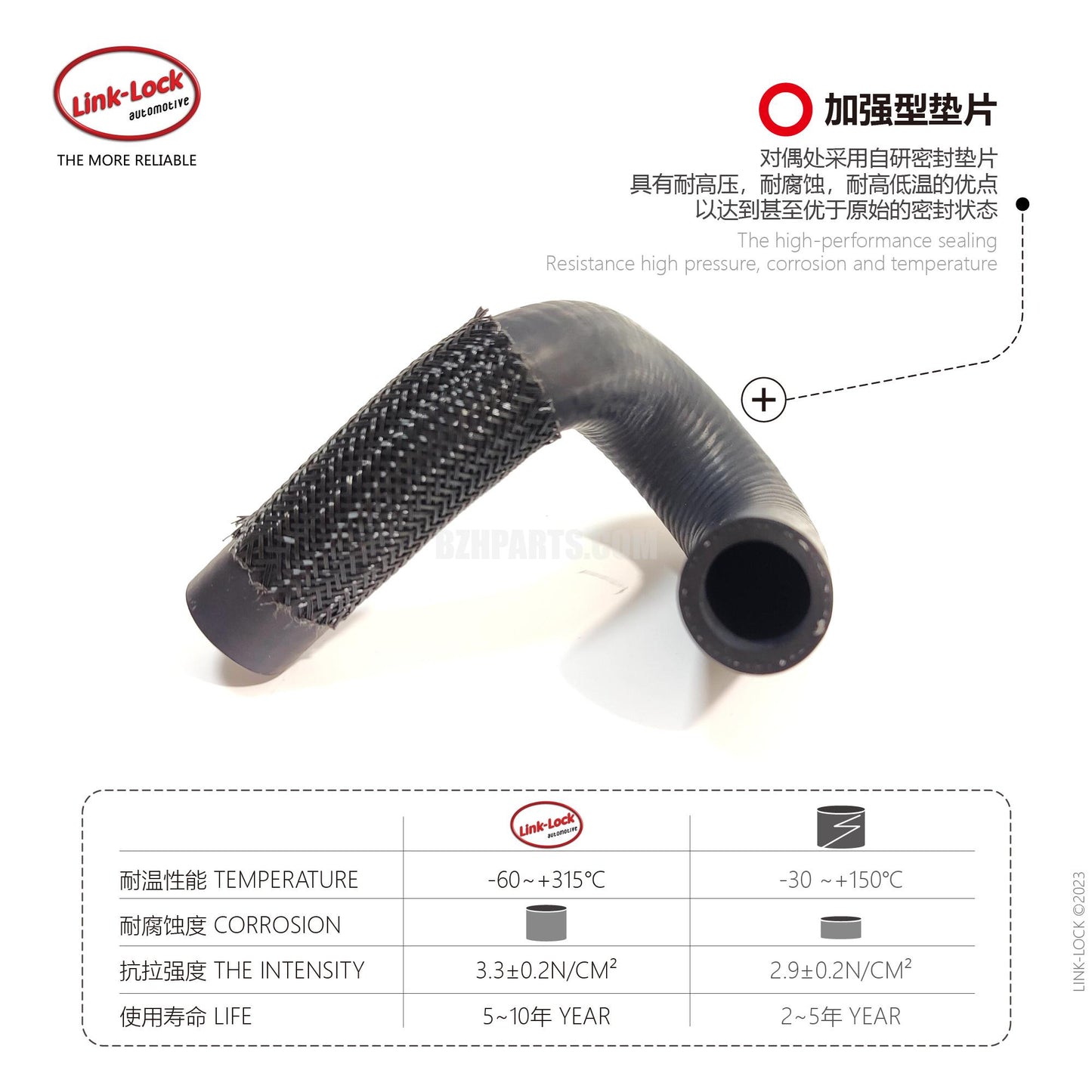 LINK-LOCK Coolant hose 2712030382 For 271