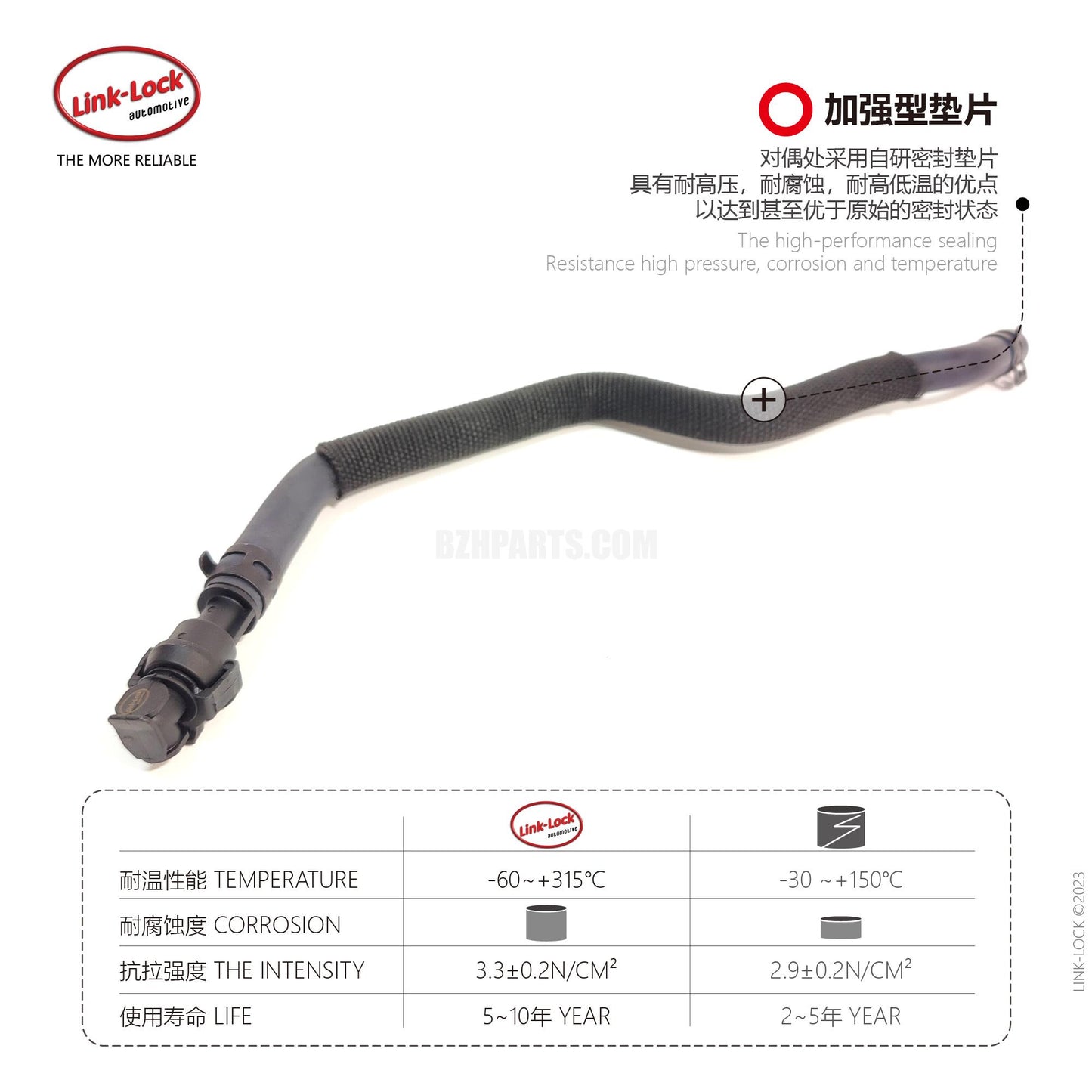 LINK-LOCK Coolant hose 2742002282 For 274