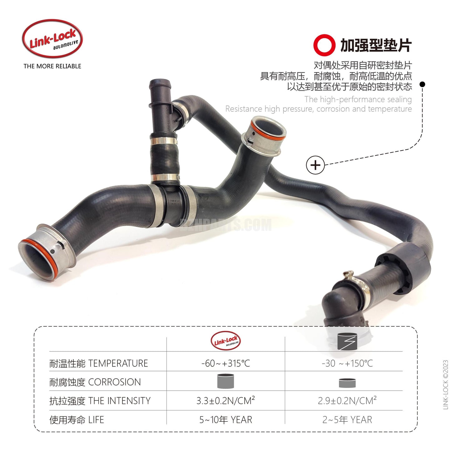 LINK-LOCK Coolant hose 2045019682 For 204/212/207