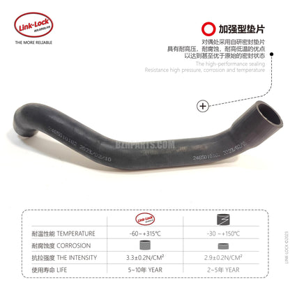LINK-LOCK Coolant hose 2465010182 For 246/176/117/242156