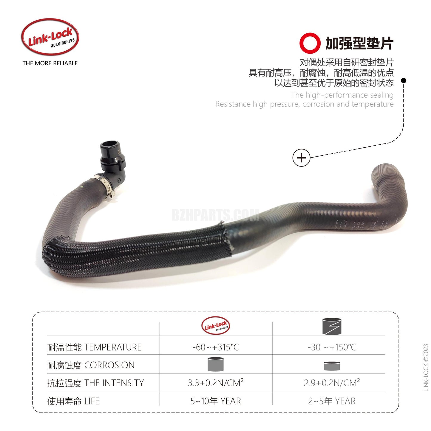 LINK-LOCK Coolant hose 2128304696 For 204 212 207