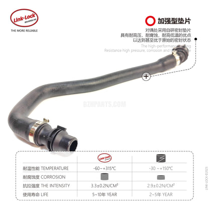 LINK-LOCK Coolant hose 17128602615 For G30 G31 G38 G32 G11 G12