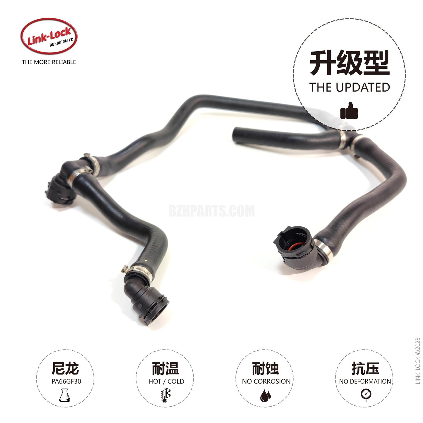 LINK-LOCK Coolant hose 17127596834 For F20/F21/F30/F31/F35