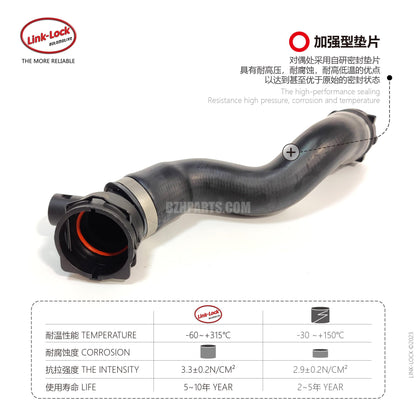 LINK-LOCK Coolant hose 17127525022 For E81 E87 E82