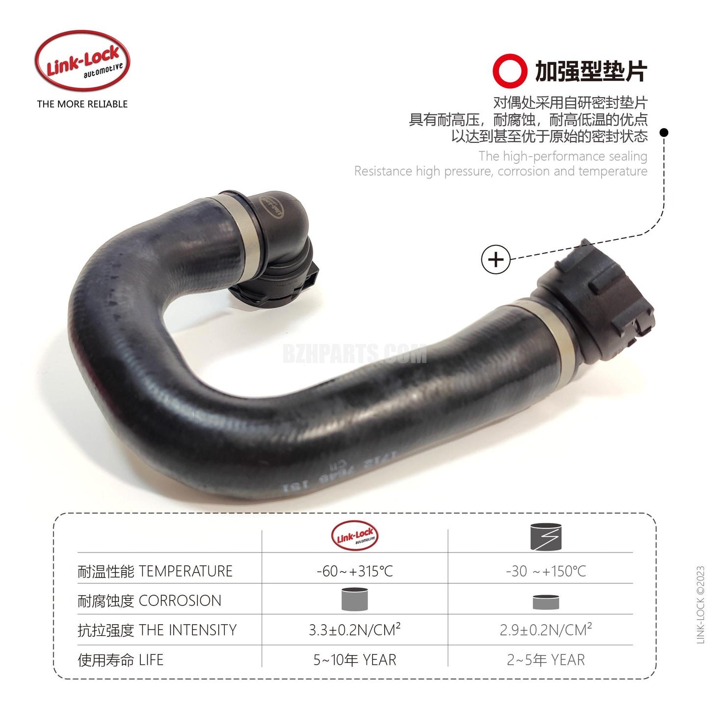 LINK-LOCK Coolant water pipe 17127646151 For X3 F25/X4 F26