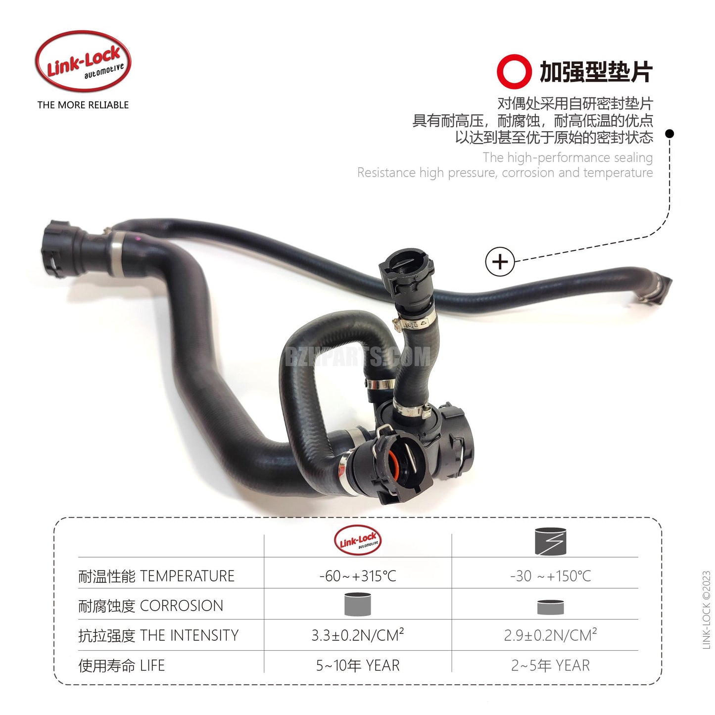 LINK-LOCK Coolant water pipe 17127568749 For E60 LCI