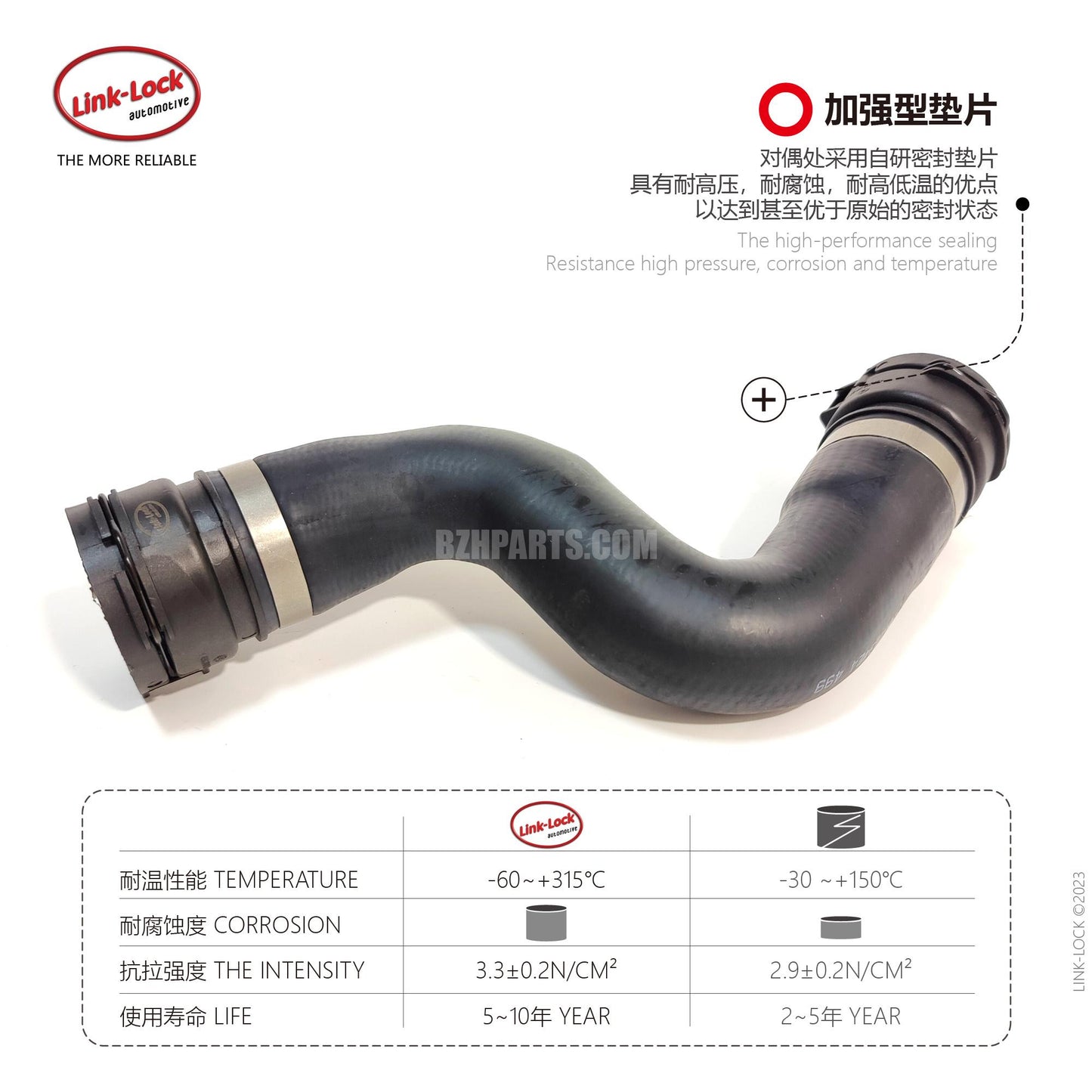 LINK-LOCK Coolant water pipe 17123424499 For X3 E83 LCI