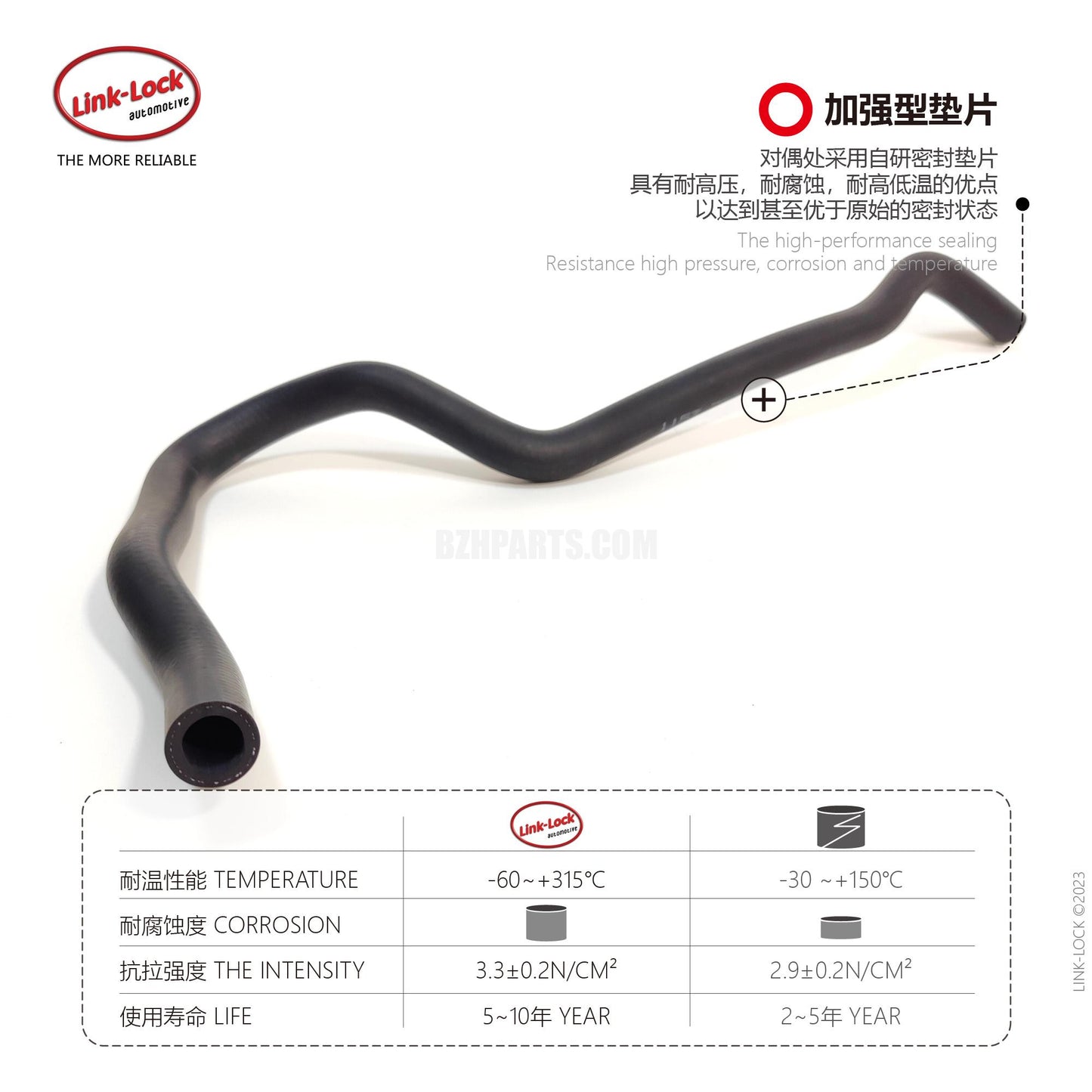 LINK-LOCK Coolant water pipe 11537580585 For X6 E71