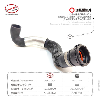 LINK-LOCK クーラント パイプ サーモスタットからウォーター ポンプ パイプ 11537581576 BMW N54 740Li F02 用