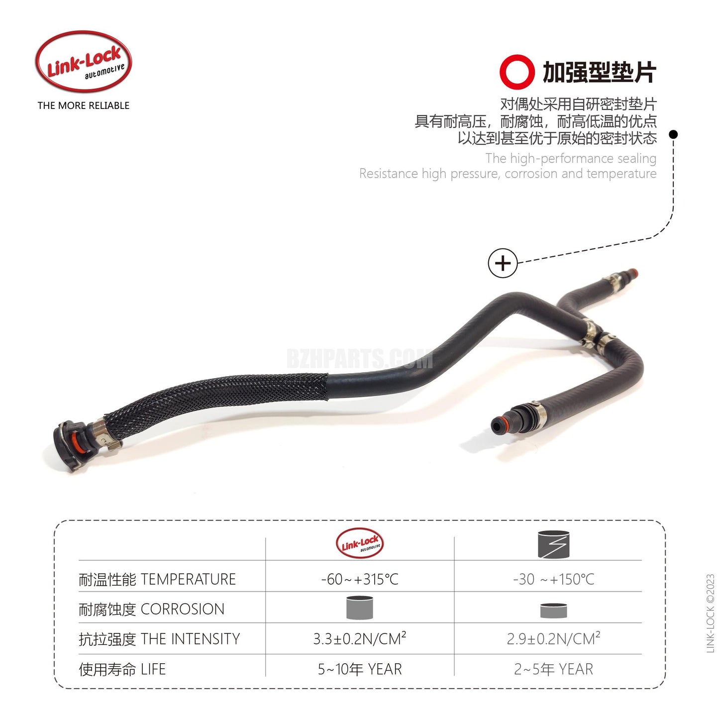 LINK-LOCK exhaust pipe 2045012825 For 204/207