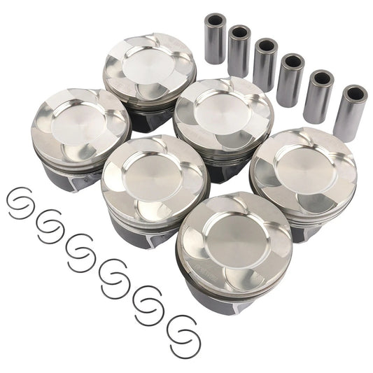 LINK-LOCK Piston Assembly 6 / Set 11258619196 For BMW 740 N55B30
