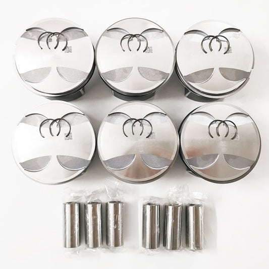 LINK-LOCK Piston with ring 6 branches / set 2720300618 For Mercedes Benz 2723.5 hybrid