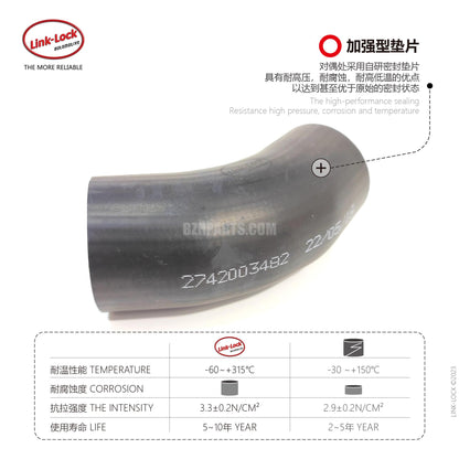 LINK-LOCK water pipe 2742003482 For W274