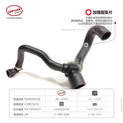 LINK-LOCK Coolant Pipe Water Pump to Thermostat Water Pipe 11537594319 for BMW N55 1234 Series F20 f35 f32