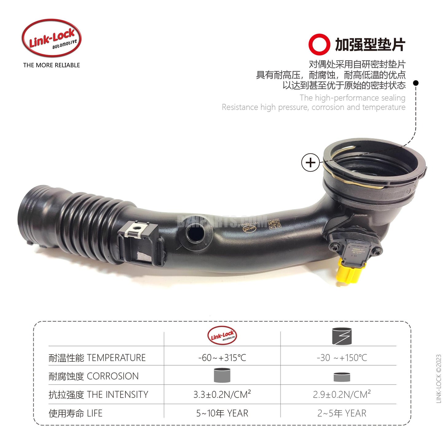 LINK-LOCK ターボチャージャー ベルト センサー 13717609811 F07 F10 F11 F18 F01 F02 E70 E71 用