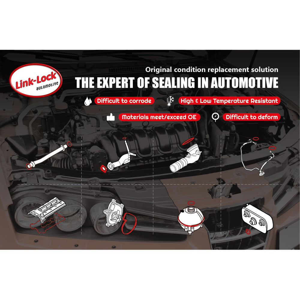 LINK-LOCK Engine Cylinder Cover Sealing Gasket Right A2730161220 2730161220 for Mercedes-Benz M273 GL450