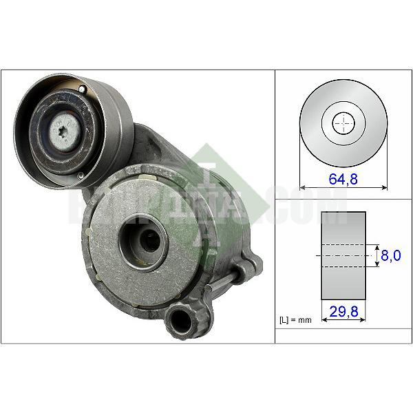 INA Tensioner 6422001970 For Mercedes-Benz OM 642/W166/X166