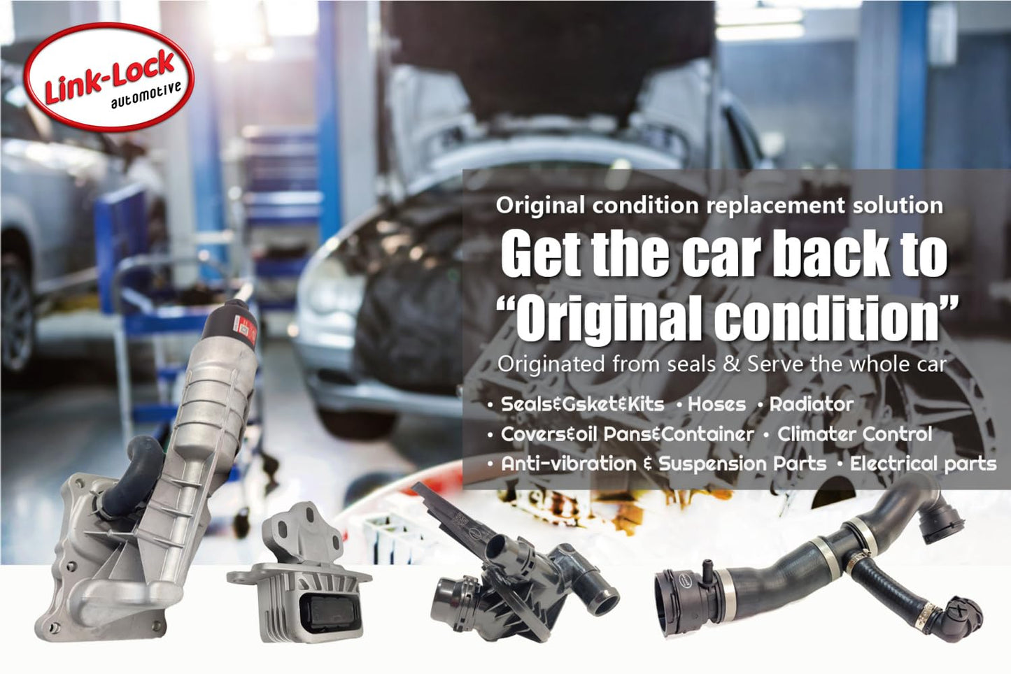 LINK-LOCK UPGADE Aluminum Engine block water hose connector With sealing gasket
 11118571141 11114746680 For BMW B37 B38 B48 F20 F45 F39 F56 F55F60