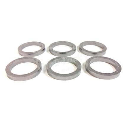 LINK-LOCK 6PCS Exhaust Manifold Gasket 18407530606 for BMW N52N Engine 1 Series 3 Series 5Series 7Series