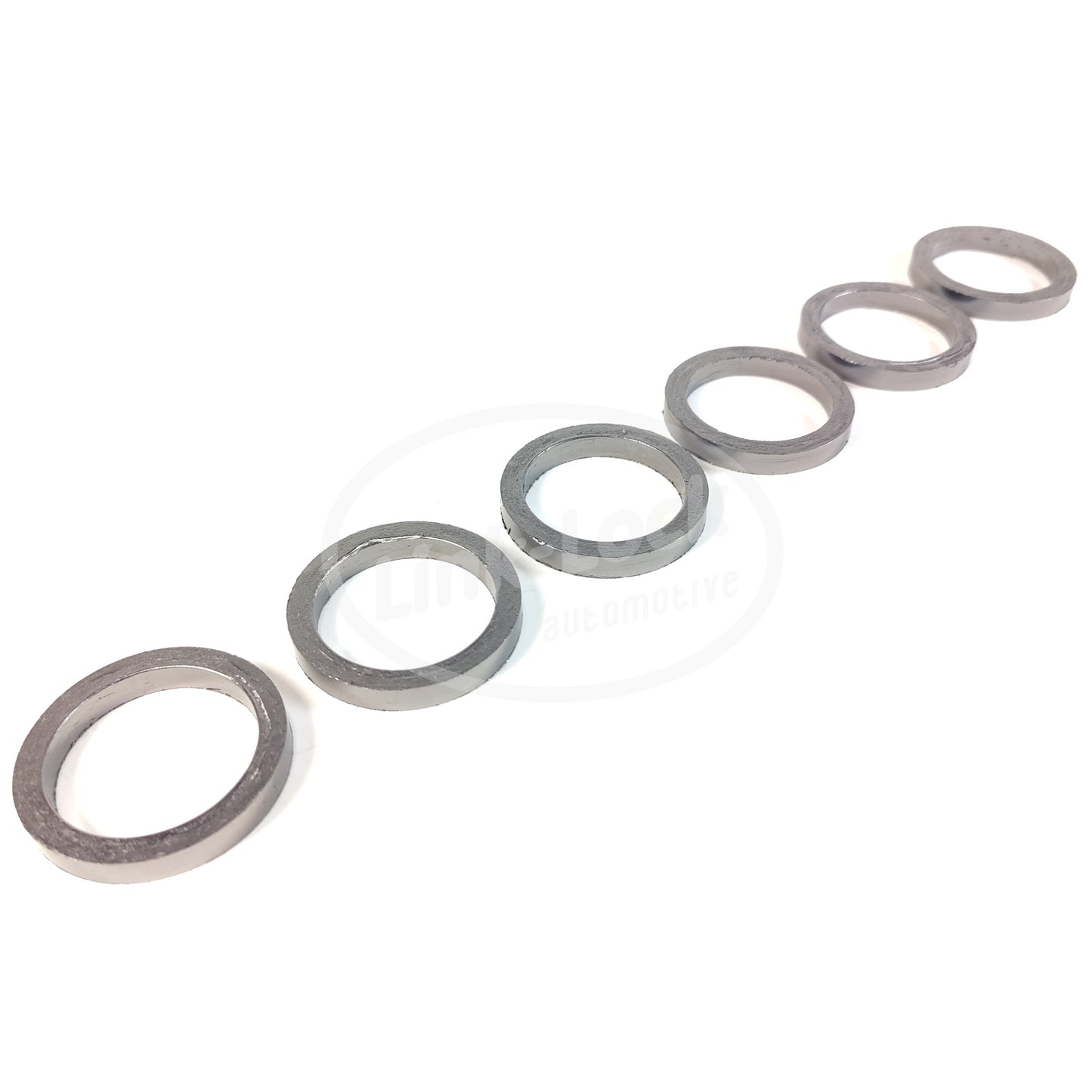 LINK-LOCK 6PCS Exhaust Manifold Gasket 18407530606 for BMW N52N Engine 1 Series 3 Series 5Series 7Series