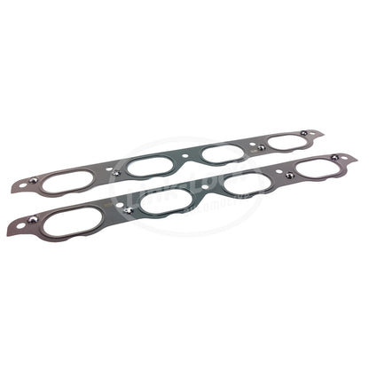 LINK-LOCK  2PCS Intake Manifold Gasket 11617521181 11617509980 for BMW N62 E53 E60 E63 E64 E66 545I