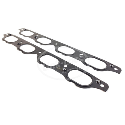 LINK-LOCK  2PCS Intake Manifold Gasket 11617521181 11617509980 for BMW N62 E53 E60 E63 E64 E66 545I