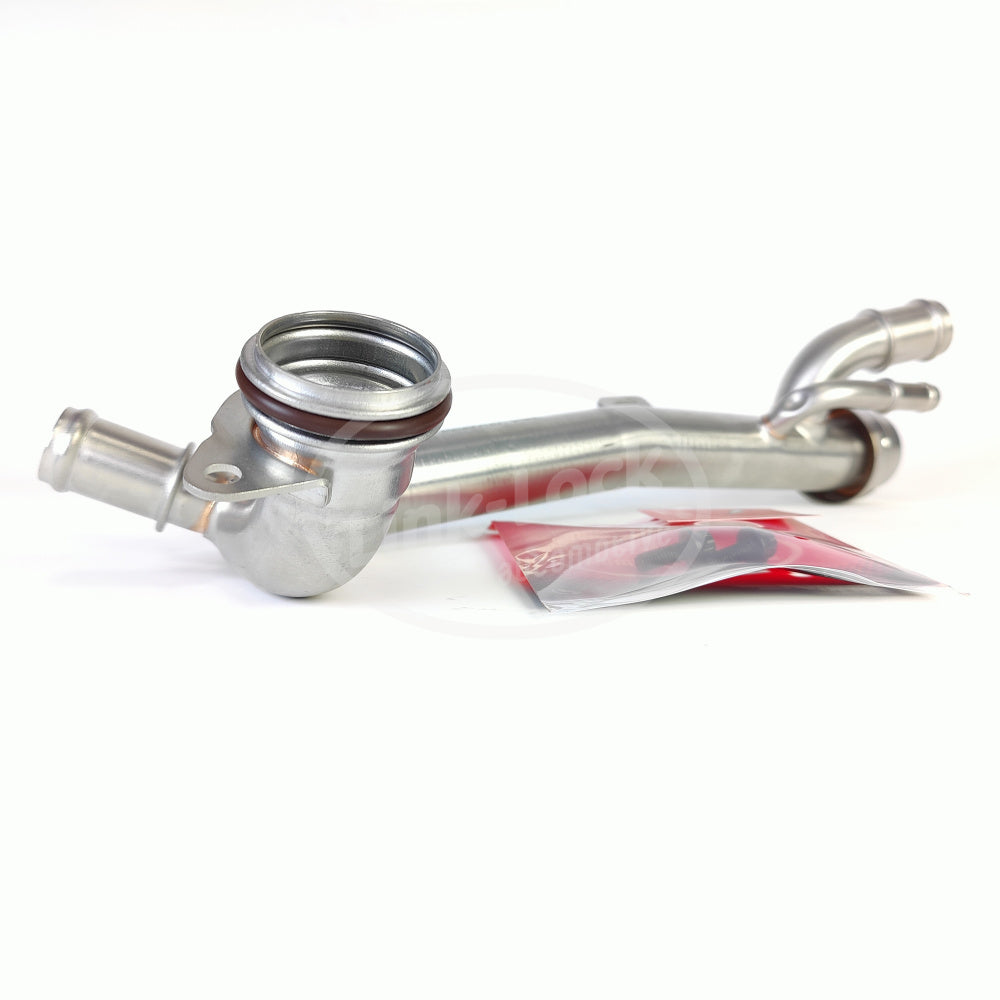 LINK-LOCK不锈钢发动机冷却液软管带FKM O型圈A2642008600 2642008600 A2642004201 2642004201适用于奔驰C257 S205 C205 W213 A238 C253 W167 W463 W222 CLS260 CLS300 CLS350 C200