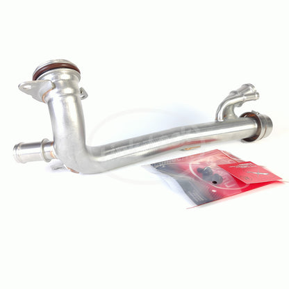 LINK-LOCK不锈钢发动机冷却液软管带FKM O型圈A2642008600 2642008600 A2642004201 2642004201适用于奔驰C257 S205 C205 W213 A238 C253 W167 W463 W222 CLS260 CLS300 CLS350 C200