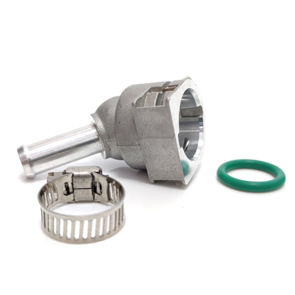 LINK-LOCK Turbocharger Coolant Return Line Hose Aluminum Joint With fkm O-ring 11537643226 11538854735 for BMW B48 F20 F30 F31 F32 F33 F34 F36 G12 G32 125I 330I 430I 630I 730LI 740LE X3 X4