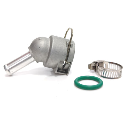 LINK-LOCK Turbocharger Coolant Return Line Hose Aluminum Joint With fkm O-ring 11537643226 11538854735 for BMW B48 F20 F30 F31 F32 F33 F34 F36 G12 G32 125I 330I 430I 630I 730LI 740LE X3 X4