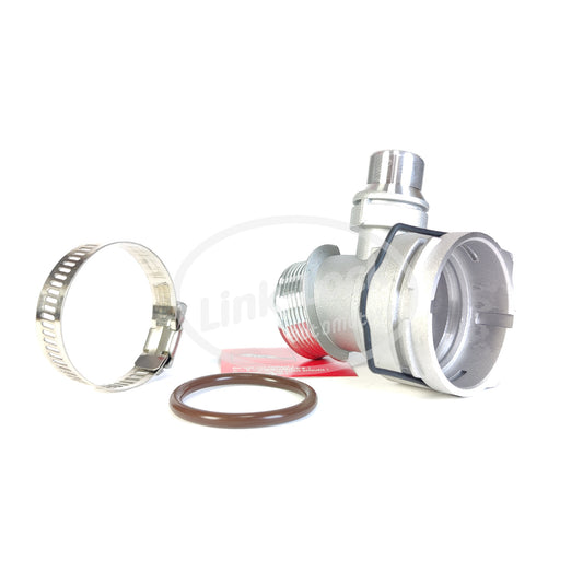 Coolant Hose Connector Upgrade Aluminum With FKM O-ring 17128602870 17128602871 17127535529 17127617363 For BMW B48 B58 B38 120I 218I 540I 640I 740LI X4