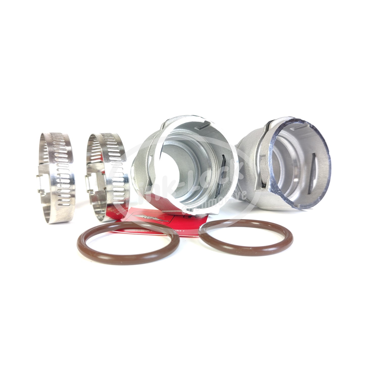 2PCS Coolant Hose Connector Upgrade Aluminum With FKM O-ring 17127531768 17127619684 17127580955 17127520668 17127565780 17127596838 17127531769 17127537745 11537500733 For BMW N20N46N54N42